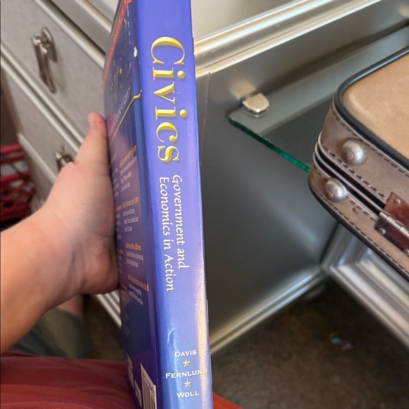 Civics Textbook with American Flag Cover - Picture 3 of 3